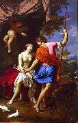 Nicolas Mignard Venus and Adonis oil painting reproduction